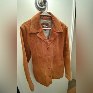 Vintage Maxima by Wilson’s Cognac Brown Suede Jacket.